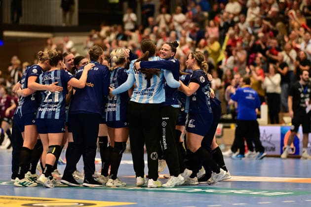 Handball I Women I 2026–2027 Season I Bundesliga I Matchday 2 I Buxtehuder SV vs. HC Leipzig I September 5, 2026 Jubilation, excitement, enthusiasm, euphoria, joy, happiness, cheerfulness among the Buxtehuder Sportverein women’s team after their victory over HC Leipzig Women’s Team at Buxtehude Halle Nord, Lower New Saxony, Germany Copyright: xLobeca FelixxWeißbergx
