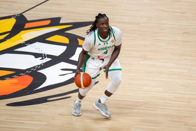 Nigeria v Hungary: Group B - FIBA Women s Basketball World Cup Germany 2026 Murjanatu Musa plays during the FIBA Women s Basketball World Cup 2026 match between Nigeria and Hungary in Berlin, Germany, on September 5, 2026. Berlin Germany  Copyright: xMarcinxGolbax originalFilename:golba-nigeriav260905_np1RU.jpg