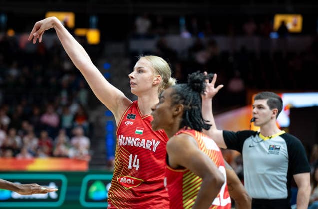 Nigeria v Hungary: Group B - FIBA Women s Basketball World Cup Germany 2026 Dorka Juhasz plays during the FIBA Women s Basketball World Cup 2026 match between Nigeria and Hungary in Berlin, Germany, on September 5, 2026. Berlin Germany  Copyright: xMarcinxGolbax originalFilename:golba-nigeriav260905_nprHW.jpg