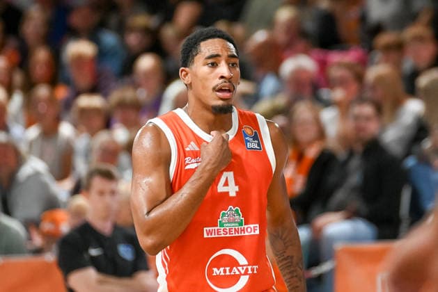 Armaan Franklin RASTA Vechta, 04 RASTA Vechta vs. Bakken Bears, Exhibition Game, 2026–2027 Season, September 5, 2026, RASTA Vechta vs. Bakken Bears, exhibition game, 2026–2027 season, September 5, 2026, Vechta Copyright: xEibner-Pressefoto RobertxGertzenx EP_RGN