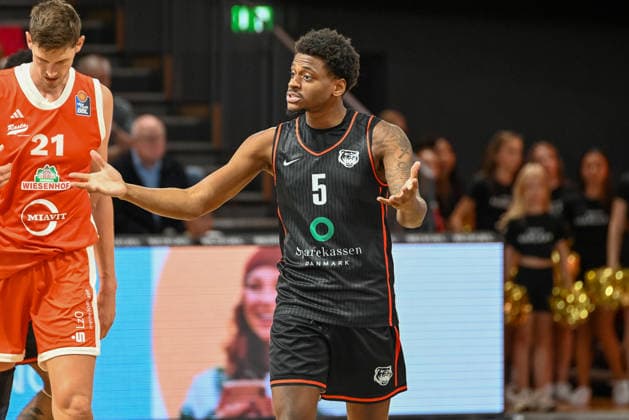 Jarnel Rancy, Bakken Bears, 05, gesturing; RASTA Vechta vs. Bakken Bears, exhibition game, 2026–2027 season, September 5, 2026, RASTA Vechta vs. Bakken Bears, exhibition game, 2026–2027 season, September 5, 2026, Vechta Copyright: xEibner-Pressefoto RobertxGertzenx EP_RGN