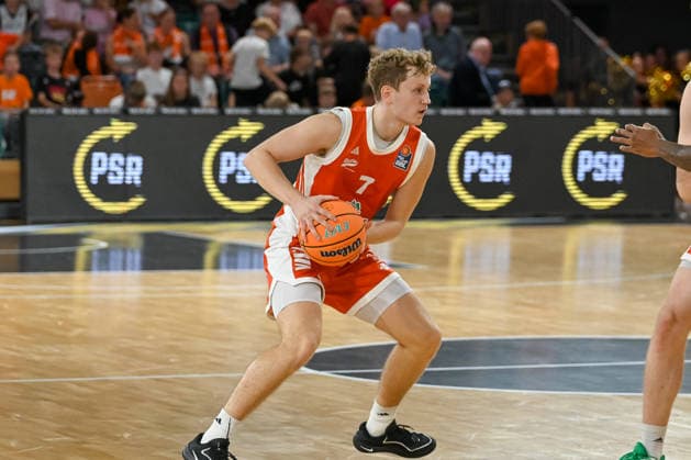 Peter Hemschemeier, RASTA Vechta 07, in action: RASTA Vechta vs. Bakken Bears, exhibition game, 2026–2027 season, September 5, 2026, RASTA Vechta vs. Bakken Bears, Exhibition Game, 2026–2027 Season, September 5, 2026, Vechta Copyright: xEibner-Pressefoto RobertxGertzenx EP_RGN