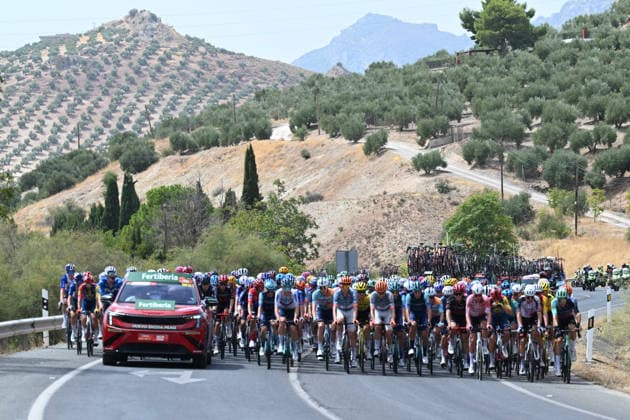 Sport Bilder des Tages 05-09-2026 Vuelta A Espana; Tappa 14 Jaen - Sierra De La Pandera; 