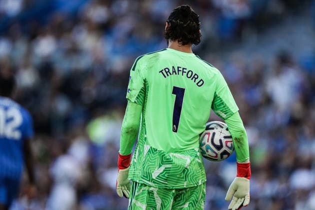 5th September 2026; American Express Stadium, Brighton, England; Premier League Football, Brighton and Hove Albion versus Leeds United; Goalkeeper James Trafford of Leeds United AndrewxSkinner