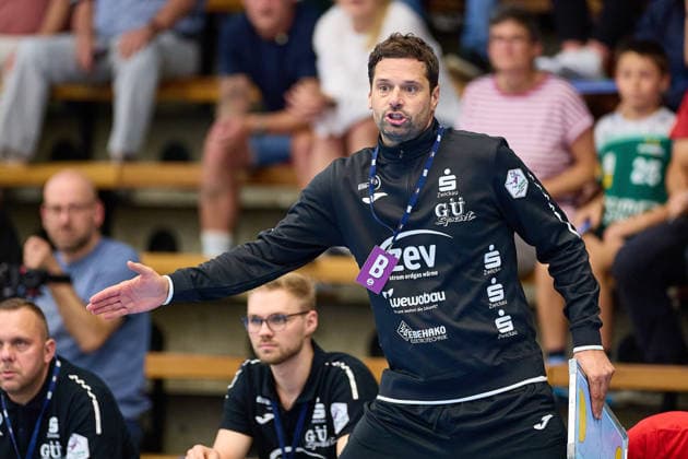 Norman Rentsch, head coach of BSV Sachsen Zwickau, will be on hand for the FRISCH AUF Goeppingen vs. BSV Sachsen Zwickau game, handball, ALSCO Women s Handball Bundesliga, Matchday 2, 2026–2027 season, September 5, 2026, FRISCH AUF Goeppingen vs. BSV Sachsen Zwickau, Handball, ALSCO Women’s Handball Bundesliga, Matchday 2, 2026–2027 season, September 5, 2026, Goeppingen Copyright: xEibner-Pressefoto GeraldxOelze-dexStoppanyx EP_ODS