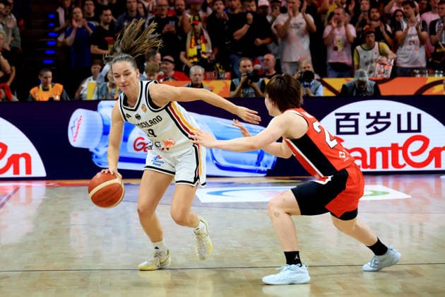 September 5, 2026, GER, Women s Basketball, Women s Basketball World Cup, 2026, Matchday 1, Germany vs. Japan Britta Daub (Germany) 19, Kokoro Tanaka (Japan) 26 Berlin, Max Schmeling Halle, Berlin, Germany Copyright: xNordphotox xEnglerx