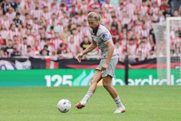 ESP LaLiga EA Sports Athletic Bilbao vs. Atlético Madrid Marcos Llorente of Atlético Madrid in action during the LaLiga EA Sports match between Athletic Bilbao and Atlético Madrid, played at San Mamés Stadium in Bilbao on September 5, 2026, in Spain. Spanish Soccer Copyright: xAgenciaxLOFx