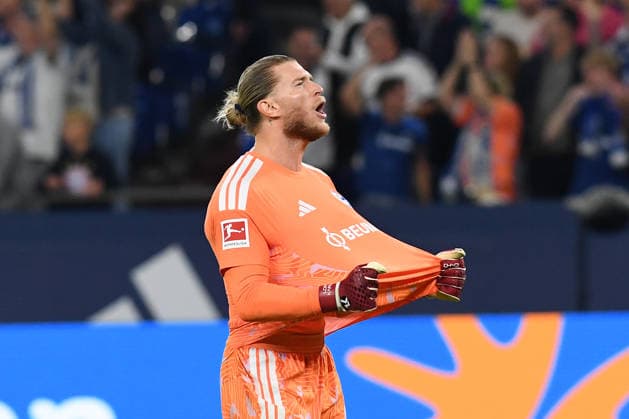 Torwart Loris Karius (FC Schalke 04) Jubel, jubelt beim Schlusspfiff waehrend des Spiels der 1. Bundesliga zwischen FC Schalke 04 und FC Bayern Muenchen, Veltins-Arena am 05. September 2026 in Gelsenkirchen, Deutschland. (Foto von Ralf Treese DeFodi Images) +++ Torwart Loris Karius (FC Schalke 04) celebrates, celebrating after the game during the Bundesliga match between FC Schalke 04 and FC Bayern Muenchen at Veltins-Arena on September 5, 2026 in Gelsenkirchen, Germany. (Photo by Ralf Treese DeFodi Images) DFB DFL REGULATIONS PROHIBIT ANY USE OF PHOTOGRAPHS AS IMAGE SEQUENCES AND OR QUASI-VIDEO. (Photo by Ralf Treese DeFodi Images) - *** Goalkeeper Loris Karius of FC Schalke 04 celebrates at the final whistle during the Bundesliga match between FC Schalke 04 and FC Bayern Munich, Veltins Arena on September 5, 2026, in Gelsenkirchen, Germany. Photo by Ralf Treese, DeFodi Images. Goalkeeper Loris Karius of FC Schalke 04 celebrates after the final whistle during the Bundesliga match between FC Schalke 04 and FC Bayern Munich at Veltins Arena on September 5, 2026 in Gelsenkirchen, Germany. Photo by Ralf Treese, DeFodi Images. DFB and DFL regulations prohibit any use of photographs as image sequences and or quasi-video. Photo by Ralf Treese, DeFodi Images.