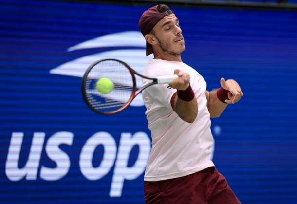 US Open tennis tournament - Day 7 Francisco Cerundolo of Argentina in action against Taylor Fritz of USA during the Men‚Äôs Singles round 3 of the US Open Tennis Championships at the USTA Billie Jean King National Tennis Center in Flushing Meadows, New York, USA, 05 September 2026. The 2026 US Open tournament runs from 23 August through 13 September. FLUSHING MEADOWS NEW YORK United States  Copyright: xCRISTOBALxHERRERA-ULASHKEVICHx