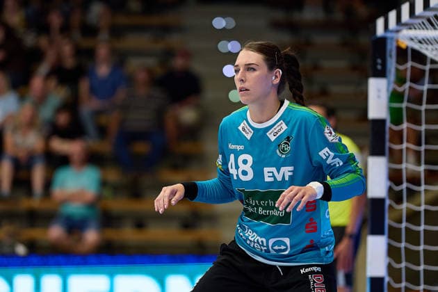 Close-up, Portrait of Natalia Krupa Chlebik, Frisch Auf Goeppingen, 48 FRISCH AUF Goeppingen vs. BSV Sachsen Zwickau, Handball, ALSCO Women s Handball Bundesliga, Matchday 2, 2026–2027 Season, September 5, 2026, FRISCH AUF Goeppingen vs. BSV Sachsen Zwickau, handball, ALSCO Women’s Handball Bundesliga, Matchday 2, 2026–2027 season, September 5, 2026, Goeppingen Copyright: xEibner-Pressefoto GeraldxOelze-dexStoppanyx EP_ODS