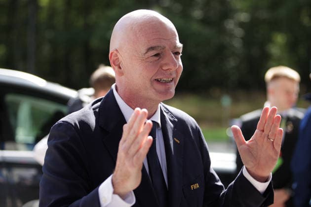 FIFA President Gianni Infantino At FIFA U-20 Women s World In Poland FIFA President Gianni Infantino attends the opening match of the FIFA U-20 Women s World Cup between Poland and Argentina at Arena Katowice in Katowice, Poland, on September 5, 2026. Katowice Poland  Copyright: xJPixx originalFilename:jpix-fifapres260905_npLVc.jpg
