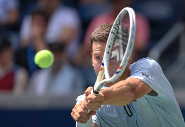 US Open tennis tournament - Day 7 Alexander Blockx in action against Flavio Cobolli of Italy during the Men‚Äôs Singles round 3 of the US Open Tennis Championships at the USTA Billie Jean King National Tennis Center in Flushing Meadows, New York, USA, 05 September 2026. The 2026 US Open tournament runs from 23 August through 13 September. FLUSHING MEADOWS NEW YORK United States  Copyright: xCRISTOBALxHERRERA-ULASHKEVICHx
