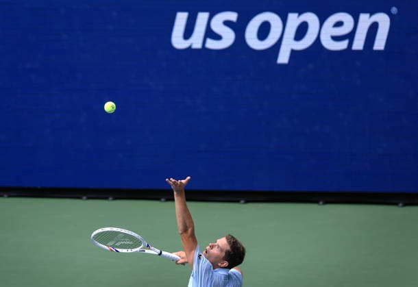 US Open tennis tournament - Day 7 Alexander Blockx in action against Flavio Cobolli of Italy during the Men‚Äôs Singles round 3 of the US Open Tennis Championships at the USTA Billie Jean King National Tennis Center in Flushing Meadows, New York, USA, 05 September 2026. The 2026 US Open tournament runs from 23 August through 13 September. FLUSHING MEADOWS NEW YORK United States  Copyright: xCRISTOBALxHERRERA-ULASHKEVICHx