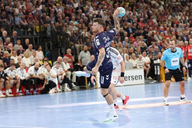 September 5, 2026, xBHAx, Handball, Opel HBL, 2026–2027 season, 1st HBL, SG Flensburg Handewitt vs. HC Erlangen, GGW Arena Emil Jacobsen: SG Flensburg Handewitt 31–7 in the 7-meter shootout against Schleswig-Holstein Deutschkand