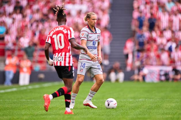 Athletic Club v Atletico de Madrid - LaLiga EA Sports 2026 27 Marcos Llorente of Atletico de Madrid with the ball during the LaLiga EA Sports match between Athletic Club and Atletico de Madrid at Estadio San Mames in Bilbao, Spain, on September 5, 2026. Bilbao Spain  Copyright: xCesarxOrtizxGonzalezx originalFilename:ortizgonzalez-athletic260905_npdue.jpg