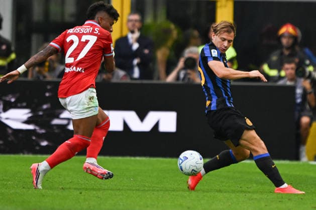 SOCCER - Serie A - Inter - FC Internazionale vs. SSC Napoli Photo by IPA ABACAPRESS.COM88155172 - Nicolo Barella of Inter FC during the Italian Serie A soccer match between Inter FC and SSC Napoli on September 5, 2026, at the Giuseppe Meazza San Siro Stadium in Milan, Italy. Photo by Tiziano Ballabio Milan Italy  Copyright: xIPAxSport ABACAx