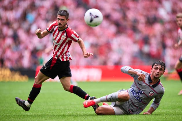 Athletic Club v Atletico de Madrid - LaLiga EA Sports 2026 27 Benat Gerenabarrena of Athletic Club and Marc Pubill of Atletico de Madrid in action during the LaLiga EA Sports match between Athletic Club and Atletico de Madrid at Estadio San Mames in Bilbao, Spain, on September 5, 2026. Bilbao Spain  Copyright: xCesarxOrtizxGonzalezx originalFilename:ortizgonzalez-athletic260905_npyEz.jpg