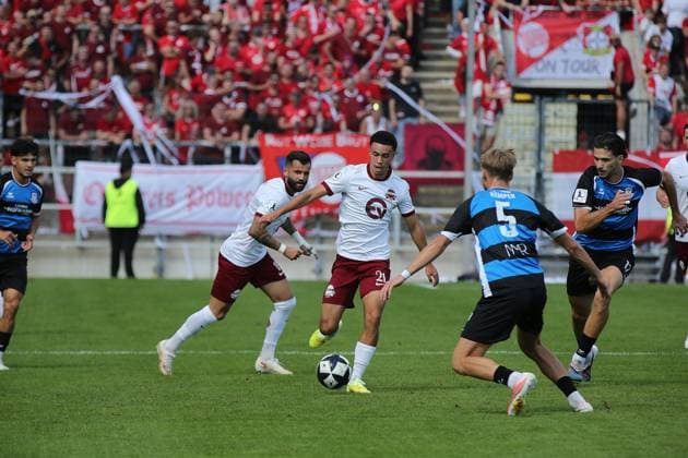 September 5, 2026 xmgoodx Frankfurt am Main, PSD Bank Arena, Regionalliga Southwest, 2026–2027 Season, Derby: FSV Frankfurt vs. Kickers Offenbach, OFC Mohamadaziz Abdelhadi 21, OFC vs. Phil Kemper 5, FSV Frankfurt