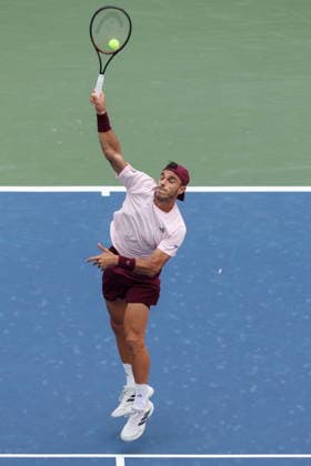 US Open tennis tournament - Day 7 Francisco Cerundolo of Argentina in action against Taylor Fritz of the US during the Men™s Singles round 3 of the US Open Tennis Championships at the USTA Billie Jean King National Tennis Center in Flushing Meadows, New York, USA, 03 September 2026. The 2026 US Open tournament runs from 23 August through 13 September. FLUSHING MEADOWS NEW YORK United States  Copyright: xBRIANxHIRSCHFELDx