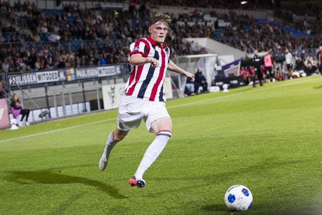 TILBURG , -05-09-2026 , Koning Willem II stadium , season 2026 2027 , Dutch Eredivisie football , match between Willem II and Excelsior Rotterdam , picture shows Willem II player Maxime Dekker Willem II - Excelsior  x206522633x Copyright:
