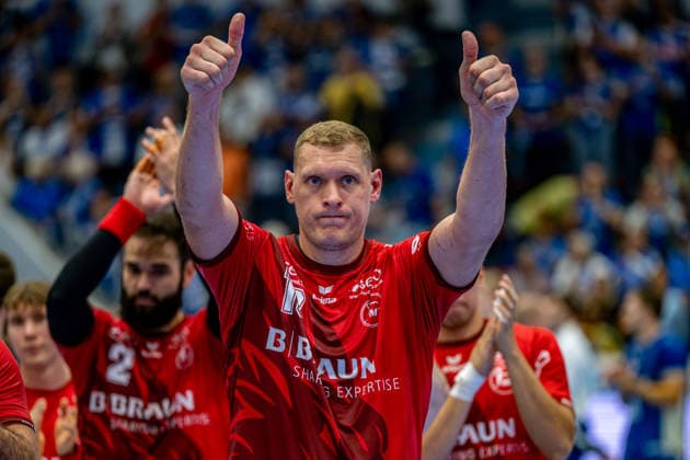 Opel Handball Bundesliga, VfL Gummersbach vs. MT Melsungen, September 5, 2026, Dainis Kriötopans, MT Melsungen 10, Opel Handball Bundesliga, VfL Gummersbach vs. MT Melsungen, September 5, 2026 Copyright: xBEAUTIFULxSPORTS Erlhofx