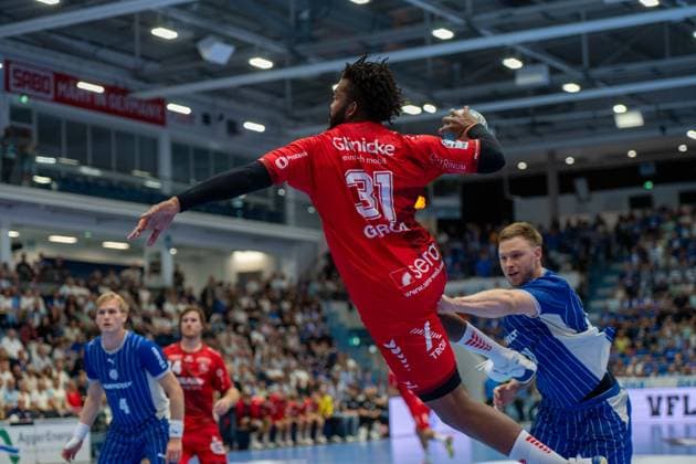 Dariel Garcia, Wing, MT Melsungen 31, VfL Gummersbach vs. MT Melsungen, Opel Handball Bundesliga, Men, Matchday 3, September 5, 2026, Gummersbach, North Rhine-Westphalia, Germany Copyright: xkolbert-press MartinxWdziecznyx