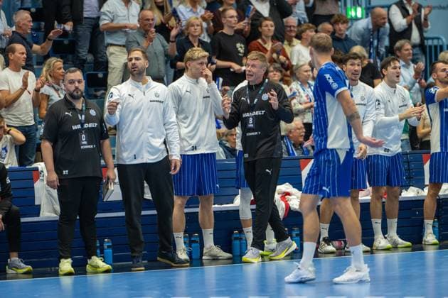 Guðjon Valur Sigurðsson, Head Coach, VfL Gummersbach, VfL Gummersbach vs. MT Melsungen, Opel Handball Bundesliga, Men s Division, Matchday 3, September 5, 2026, Gummersbach, North Rhine-Westphalia, Germany Copyright: xkolbert-press MartinxWdziecznyx