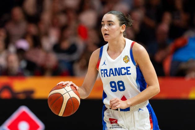 Pauline Astier, France, 98 on the ball, GER, France vs. Korea, Basketball, 2026 FIBA Women’s World Cup, Group Stage, Matchday 2, September 5, 2026, GER, France vs. Korea, Basketball, 2026 FIBA Women’s World Cup, Group Stage, Matchday 2, September 5, 2026, Berlin Copyright: xEibner-Pressefoto MaxxVincenx EP_MVN