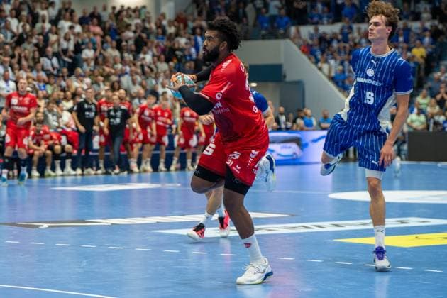 Dariel Garcia, Wing, MT Melsungen 31, VfL Gummersbach vs. MT Melsungen, Opel Handball Bundesliga, Men, Matchday 3, September 5, 2026, Gummersbach, North Rhine-Westphalia, Germany Copyright: xkolbert-press MartinxWdziecznyx