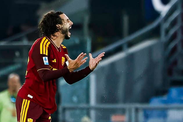 September 5, 2026, Rome, ITALIA ROMA: Roma™s Mario Hermoso jubilates after scoring the 1-1 goal during the Italian Serie A soccer match AS Roma vs Atalanta BC at the Olimpico stadium in Rome, Italy, 05 September 2026. ANSA ANGELO CARCONI. Soccer: Serie A; AS Roma Vs Atalanta BC  - ZUMAa110 20260905_zaf_a110_150 Copyright: xAngeloxCarconix