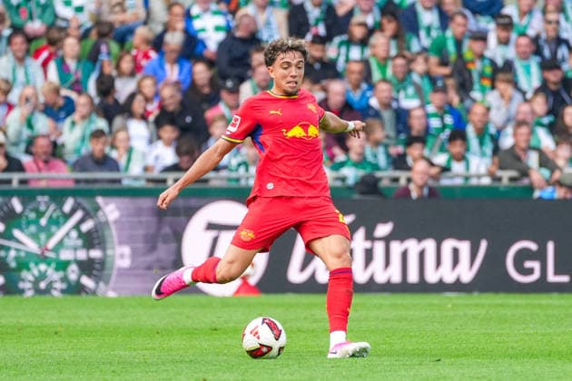 Neil El Aynaoui (RB Leipzig, 21), Einzelaufnahme, Portrait, Gesichtsausdruck, Emotion, Mimik, Deutschland: Fussball, Bundesliga, Saison 2026 27, 2. Spieltag, 05.09.2026, Werder Bremen vs RB Leipzig, Weserstadion (Bremen) *** Neil El Aynaoui, RB Leipzig, 21, single shot, portrait, facial expression, emotion, facial gestures, German soccer, Bundesliga, 2026–27 season, Matchday 2, September 5, 2026, Werder Bremen vs. RB Leipzig, Weserstadion, Bremen Copyright: xLeonxFrickx