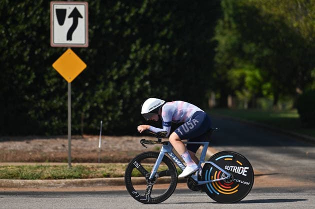 2026 UCI Para-cycling Road World Championships Picture by Mathew Wells SWpix.com - 05 09 2026 - Cycling - 2026 UCI Para-cycling Road World Championships - Huntsville, Alabama, United States of America - Women C4 Individual Time Trial (ITT) - Samantha Bosco (USA) Huntsville Cummings Research Park United States of America Copyright: x xSWpix.comx(t axPhotographyxHubxLtd)xMathewxWells SWpix.comx SWP-3030-22811