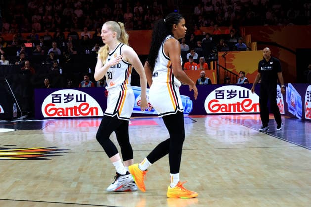 September 5, 2026, GER, Basketball, Women, Basketball World Cup, 2026, Matchday 1, Germany vs. Japan; Nyara Sabally (Germany) 8, Frieda Buehner (Germany) 20; Berlin, Max-Schmeling-Halle, Berlin, Germany Copyright: xNordphotox xEnglerx