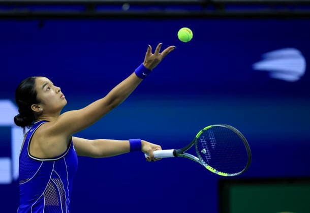 US Open tennis tournament - Day 7 Alexandra Eala of the Philippines in action against Iva Jovic of the USA during the Women Singles third round of the US Open Tennis Championships in Flushing Meadows, New York, USA, 05 September 2026. FLUSHING MEADOWS NEW YORK United States  Copyright: xCRISTOBALxHERRERA-ULASHKEVICHx