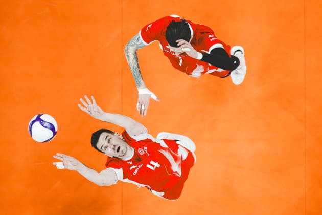 Volleyball, friendly match, Poland v Finland