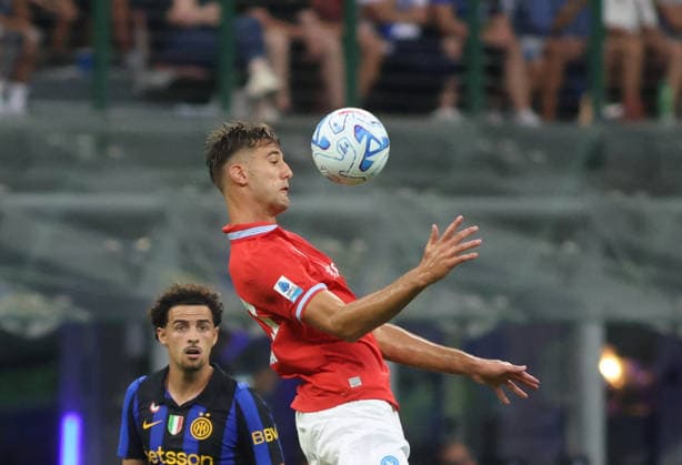 SOCCER - Serie A - Inter - FC Internazionale vs. SSC Napoli Photo by IPA ABACAPRESS.COM88159709 - Lorenzo Lucca of SSC Napoli during the Italian Serie A 2026–27 season soccer match between Inter FC and SSC Napoli on September 5, 2026, at Stadio Giuseppe Meazza, San Siro, Milan, Italy. Photo by Nderim KACELI Milan Italy  Copyright: xIPAxSport ABACAx