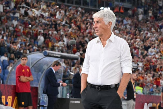 SOCCER - Serie A - AS Roma vs. Atalanta BC Photo by IPA ABACAPRESS.COM88161247 - Giampiero Gasperini, head coach of Roma, during the Serie A Enilive soccer match between Roma and Atalanta at the Olimpico Stadium on September 5, 2026, in Rome, Lazio. During the AS Roma vs. Atalanta BC Serie A soccer match in Rome, Italy, on September 5, 2026 Rome Italy  Copyright: xIPAxSport ABACAx