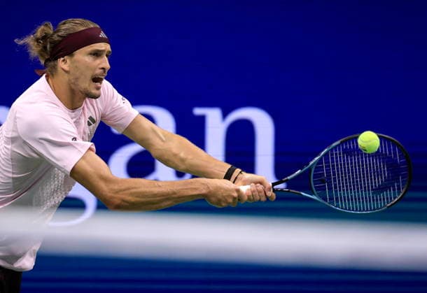 US Open tennis tournament - Day 7 Alexander Zverev of Germany in action against Alejandro Tabilo of Chile during the Men s Singles third round of the US Open Tennis Championships in Flushing Meadows, New York, USA, 05 September 2026. FLUSHING MEADOWS NEW YORK United States  Copyright: xCRISTOBALxHERRERA-ULASHKEVICHx