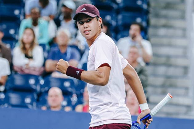US Open tennis tournament - Day 7 Learner Tien of the USA reacts in a match against Jakub Mensik of Czech Republic during the Men™s Singles third round of the US Open Tennis Championship in Flushing Meadows, New York, USA, 05 September 2026. FLUSHING MEADOWS NEW YORK United States  Copyright: xOLGAxFEDOROVAx