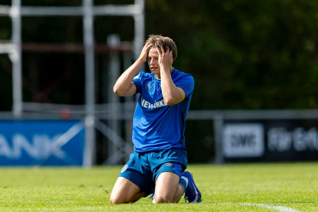U17 DFB Youth League Preliminary Round Group H FC Rot Weiß Erfurt vs. Eintracht Braunschweig Erfurt 05 09 2026 Joshua Niemeyer 17 Eintracht Braunschweig U17 U17 DFB Youth League Preliminary Round Group H FC Rot Weiß Erfurt vs. Eintracht Braunschweig Main Field, Cyriaksgebreite, Erfurt September 5, 2026 DFB REGULATIONS PROHIBIT ANY USE OF PHOTOGRAPHS AS IMAGE SEQUENCES AND OR QUASI-VIDEO Copyright: xBEAUTIFULxSPORTS Duehringx