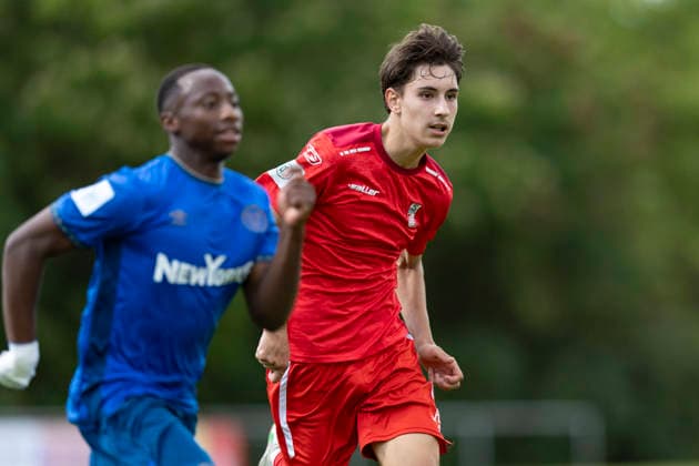 U17 DFB Youth League Preliminary Round Group H FC Rot-Weiß Erfurt vs. Eintracht Braunschweig Erfurt, September 5, 2026, Paul Lambert 6, FC Rot-Weiß Erfurt U17, U17 DFB Youth League Preliminary Round Group H, FC Rot-Weiß Erfurt vs. Eintracht Braunschweig, Main Field Cyriaksgebreite, Erfurt, September 5, 2026. DFB regulations prohibit any use of photographs as image sequences and or quasi-video. Copyright: xBEAUTIFULxSPORTS Duehringx