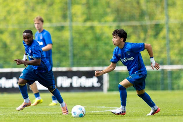 U17 DFB Youth League Preliminary Round Group H FC Rot Weiß Erfurt vs. Eintracht Braunschweig Erfurt 05 09 2026 Zerdin Aytac 6 Eintracht Braunschweig U17 U17 DFB Youth League Preliminary Round Group H FC Rot Weiß Erfurt vs. Eintracht Braunschweig Main Field, Cyriaksgebreite, Erfurt, September 5, 2026 DFB REGULATIONS PROHIBIT ANY USE OF PHOTOGRAPHS AS IMAGE SEQUENCES AND OR QUASI-VIDEO Copyright: xBEAUTIFULxSPORTS Duehringx