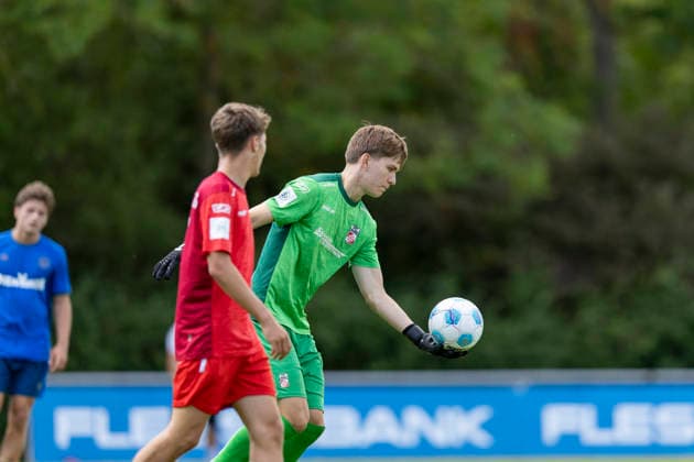 U17 DFB Youth League Preliminary Round Group H FC Rot Weiß Erfurt vs. Eintracht Braunschweig Erfurt, September 5, 2026 Lennart Kadisch 1 FC Rot Weiß Erfurt U17 U17 DFB Youth League Preliminary Round Group H FC Rot Weiß Erfurt vs. Eintracht Braunschweig Main Field, Cyriaksgebreite, Erfurt, September 5, 2026 DFB regulations prohibit any use of photographs as image sequences and or quasi-video Copyright: xBEAUTIFULxSPORTS Duehringx
