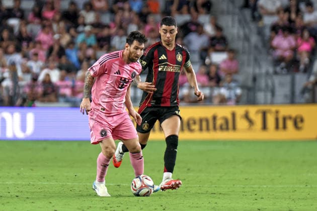 September 5, 2026, Miami, Florida, USA: LIONEL MESSI (10) of Inter Miami CF controls a ball during a Major League soccer match between Inter Miami CF and Atlanta United FC Miami USA - ZUMAa257 20260905_zsp_a257_018 Copyright: xChrisxArjoonx
