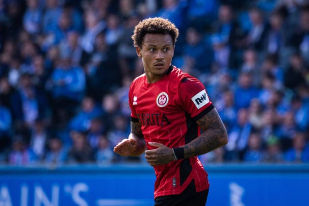 Soccer, 3rd Division: Hansa Rostock vs. SV Wehen Wiesbaden, September 5, 2026, Roberto Massimo (SVWW),