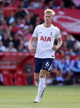 Jan Paul van Hecke (TH) at the Nottingham Forest v Tottenham Hotspur, EPL match, at The City Ground, Nottingham, Notts., on 5th September, 2026.  .