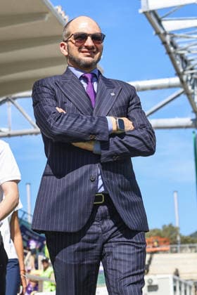 ACF Fiorentina v Torino FC - Serie A 2026 27 Joseph Commisso, president of ACF Fiorentina, attends the Italian Serie A football match between ACF Fiorentina and Torino F.C. at the Artemio-Franchi stadium in Florence, Italy, on September 5, 2026. Firenze FI Italy  Copyright: xPaoloxGiulianix originalFilename:giuliani-acffiore260905_npbKk.jpg