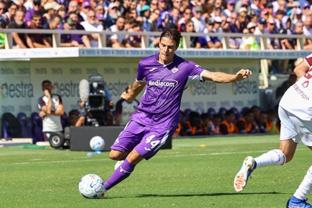 ACF Fiorentina v Torino FC - Serie A 2026 27 Fagioli of ACF Fiorentina in action during the Italian Serie A football match between ACF Fiorentina and Torino F.C. at the Artemio-Franchi stadium in Florence, Italy, on September 5, 2026. Firenze FI Italy  Copyright: xPaoloxGiulianix originalFilename:giuliani-acffiore260905_npwJS.jpg