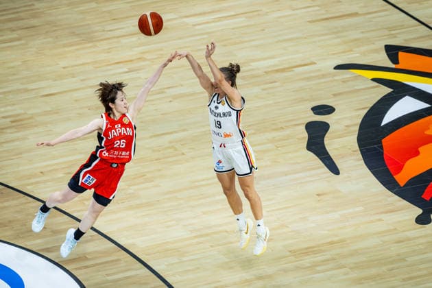Basketball Berlin, September 5, 2026 FIBA Women’s Basketball World Cup Germany 2026 Preliminary Round Group Germany (GER) vs. Japan (JPN) Britta Daub (Germany, No. 19) Kokoro Tanaka (Japan, No. 26)
