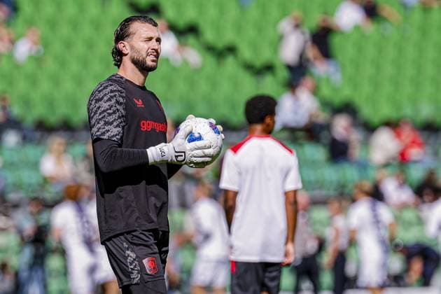 GRONINGEN - FC Twente goalkeeper Joel Drommel ahead of the Eredivisie match between FC Groningen and FC Twente at the Euroborg on September 6, 2026 in Groningen, the Netherlands. MARCEL TER BALS ANP Eredivisie 2026 27 xVIxANPxSportx xMarcelxterxBalsxIVx 567353198 originalFilename: 567353198.jpg